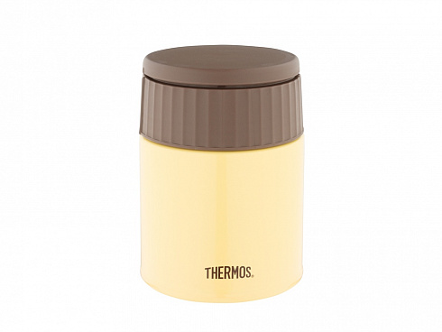 Термос из нерж. стали для еды тм THERMOS JBQ-400-BNN 0.4L, желтый — РПК «Прогресс»